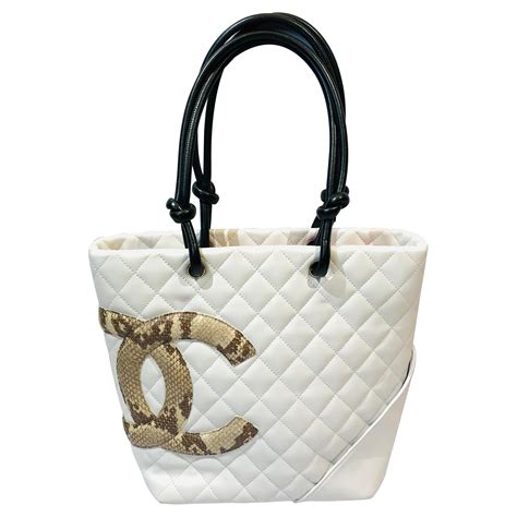 white chanel tote bag price|White Chanel shopping bag.